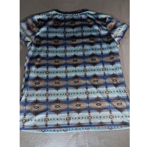 Ariat Tek Women’s L Performance Top Southwestern Print Aztec Activewear - Picture 5 of 5